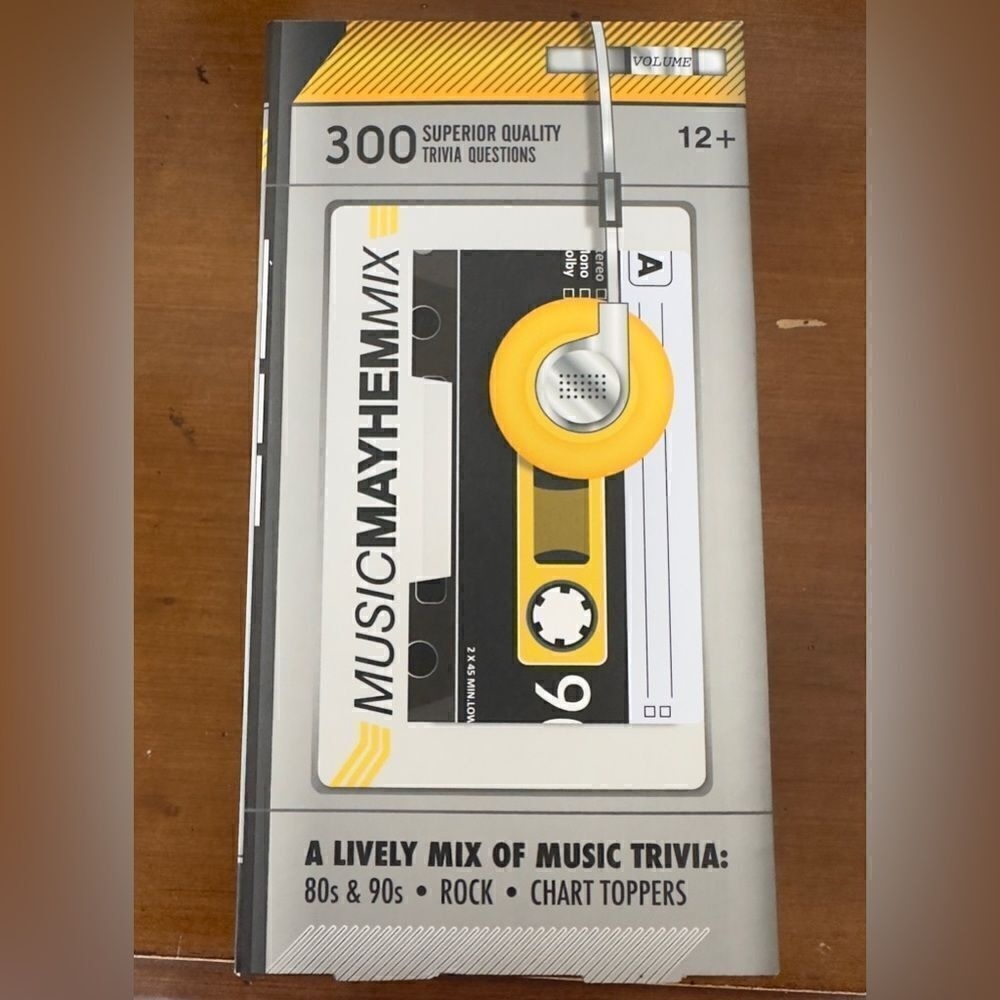 Music Mayhem Mix Trivia Game - NWT
